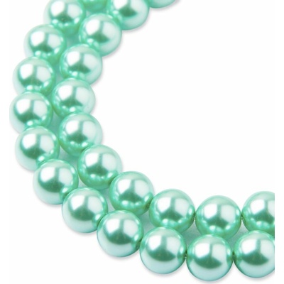 Manumi Voskové perličky 8mm Mint green - 110 ks