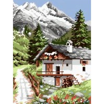 Казанлъшки гоблени Гоблен Алпийска хижа Puppets (Унгарски)