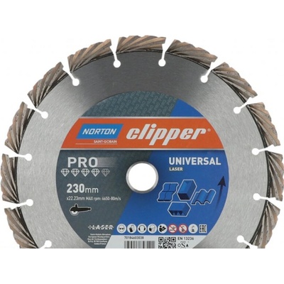Norton clipper Diamantový kotouč 230 x 22,23 mm 70184603038