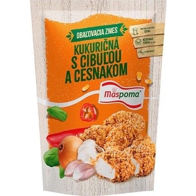 Mäspoma Obaľovacia zmes - kukuričná s cibuľou a cesnakom 220g