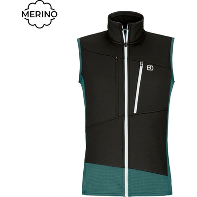 Ortovox Fleece Grid Vest Men's Dark Arctic Grey