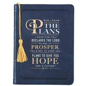 Journal Lux-Leather Flexcover for I Know the Plans | Christian Art Gifts (ISBN: 9781432127671)