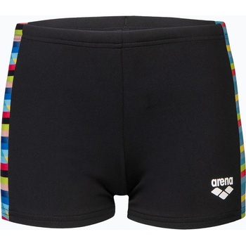 arena Детски бански шорти arena Racing Stripe black/black multi