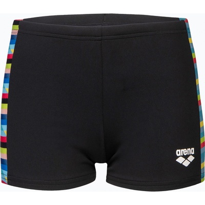 arena Детски бански шорти arena Racing Stripe black/black multi