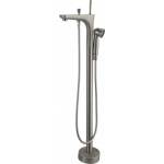 Inter Ceramic Стоящ смесител за вана ICL 8913, месинг, хром, с шлаух и слушалка, 94.3x21см (8913)