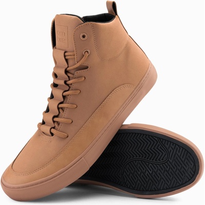 Ombre Clothing Мъжки високи маратонки с гумен връх кафяво Ombre Clothing Ombre Clothing | Kafyav | МЪЖЕ | 40