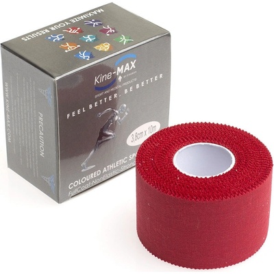 KineMaX Team Tape Neelastická tejpovací páska červená 3,8cm x 10m
