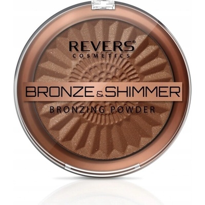 Bronzer lisovaný Revers Bronze&Shimmer 01 povrchová úprava s čiastočkami 9 g