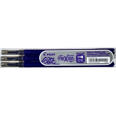 Pilot Frixion Clicker 0, 5 пълнител виолетов (3) (BLS-FR5-S3-V)
