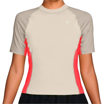 Nike Дамска тениска Nike Women's ACG Dri-Fit Wildsee Baselayer S/S Top Running shirt - Light Orewood Brown / Cream II / Summit White (916-7154-0312)