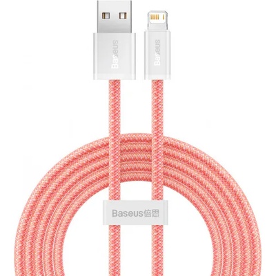 Baseus USB към Lightning кабел за Apple устройства с Lightning порт (200 см) - Baseus Dynamic Fast Charging Lightning to USB Cable 2.4A (CALD000507) (розов) (CALD000507)