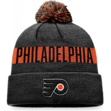 Fanatics Pánská Zimní čepice Philadelphia Flyers Fundamental Beanie Cuff with Pom