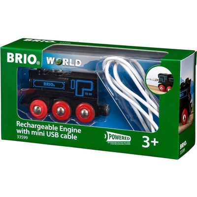Brio El. lokomotiva nabíjecí přes mini USB kabel