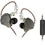 KZ Audio Kz zsn pro, слушалки с микрофон, сиви
