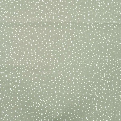 Popelín light khaki, bílé puntíky, š.145