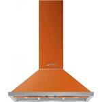 Smeg Абсорбатор SMEG Portofino KPF9OR, 275W, А+, 781 м3/ч, 3 скорости, 3 филтъра, Антивъзвръщателен клапан, Инокс, LED, Оранжев (KPF9OR)