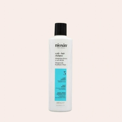 Nioxin System 3 Scalp + Hair Shampoo čisticí šampon pro barvené řídnoucí vlasy 300 ml