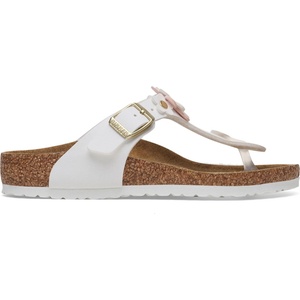 Birkenstock Детски сандали Birkenstock Kid's Gizeh Flowers Sandals - White - размер 30 (702-4248-0111)