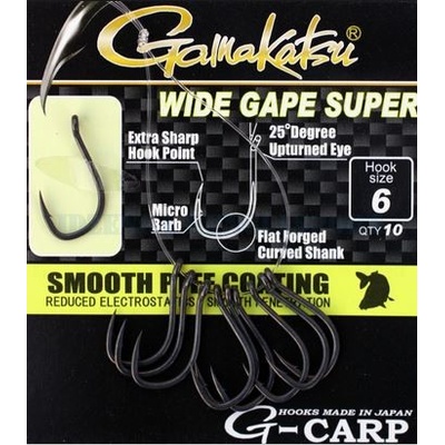 Gamakatsu G-Carp Wide Gape Super vel.8 10 ks