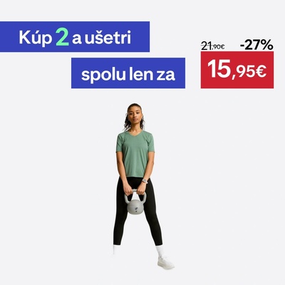 DECATHLON Dámske fitness tričko COOLMAX zelené
