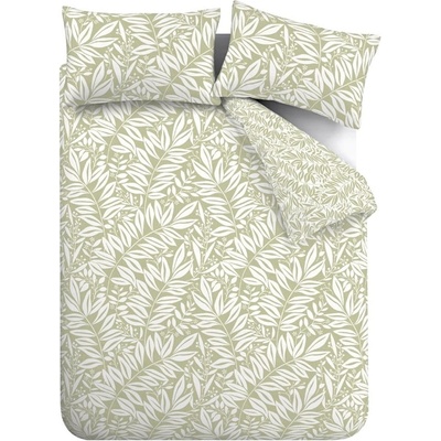 Catherine Lansfield Зелено двойно спално бельо 200x200 cm Sorrel Leaves - Catherine Lansfield (BD/59051/W/DQS/GR)