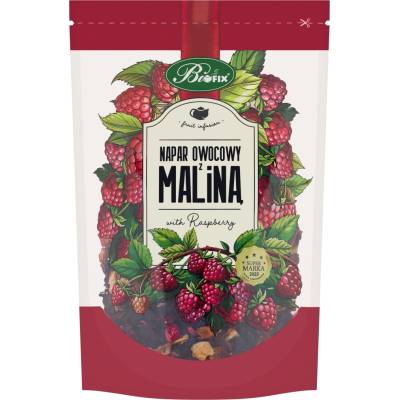 Čaj zo sušeného ovocia listový Bifix malinový 100 g