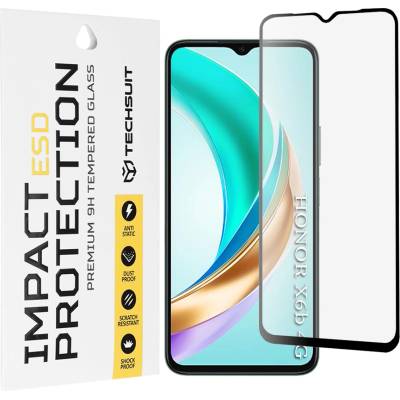Techsuit Протектор за Honor X6b - ESD Glass - Черен