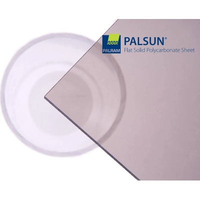 Palram Plný polykarbonát Palsun Mono 2UV 6 mm 2100 x 3500 mm bronz hnedé 1 ks