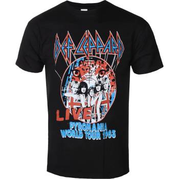 ROCK OFF мъжка тениска Def Leppard - Pyro World Tour - ROCK OFF - DEFLTS30MB