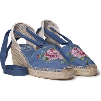 TONI PONS Venecia Wedge Espadrilles - Blue (Denim)