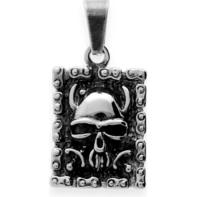 MPM Dámský ocelový nerezový přívěsek Skelter stříbrné barvy SPD.5493