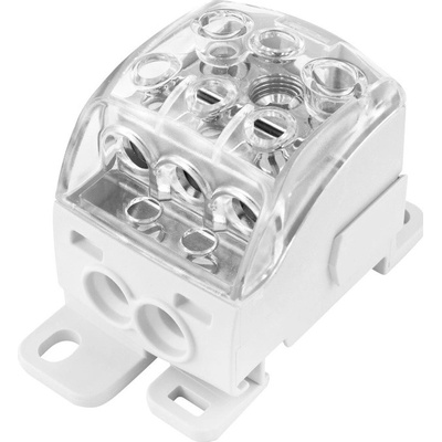 Eleman Blok pro rozdělení fází PDB 220 1pól., 210A, 690V, šedý/průhl. víko, DIN, 3950el