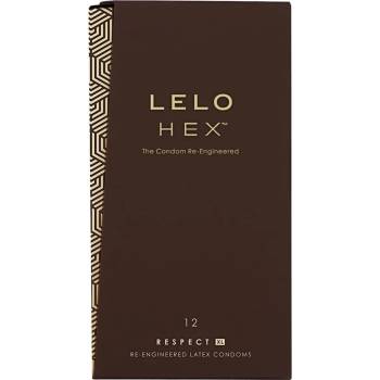 Image 1 of Презервативи с шестоъгълна структура, XL размер - HEX Respect 12 Pack (LELO004002)
