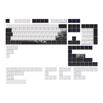 Dark project Капачки за механична клавиатура Dark Project - INK за ANSI & ISO Layout (5292910031808)