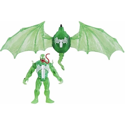 Hasbro Spiderman Vozidlo s figurkou a vodním střílením GREEN SYMBIOTE F8968 hF8968
