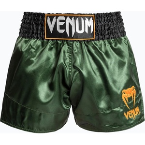 Venum Мъжки шорти за тренировка Venum Classic Muay Thai green/gold/black