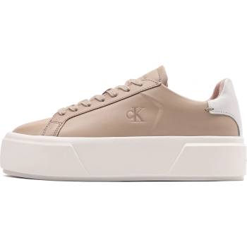 Calvin Klein Flatform LaceUp Leather