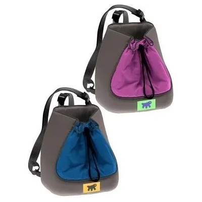 Ferplast Trip 2 - Транспортна раница за кучета и котки, 30 х 20 х 33 см. синя/лилава