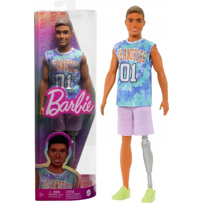 Barbie Fashionistas Ken Sportovní oblečení s protézou nohy – Zbozi.Blesk.cz