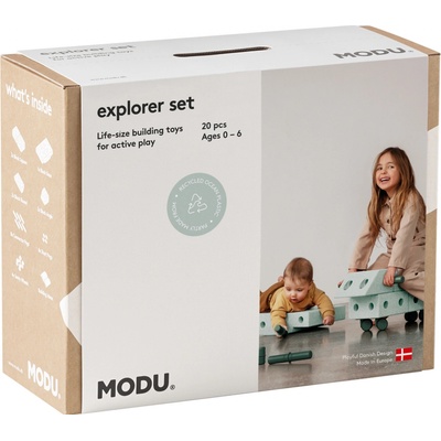 Modu Stavebnice Explorer Set Ocean Mint / Forest Green