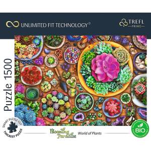 Trefl Пъзел Trefl от 1500 части - Светът на растенията (26207)