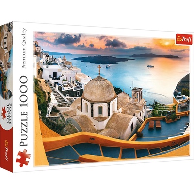 Trefl Santorini v krabici 40 x 27 x 6 cm 1000 dielov