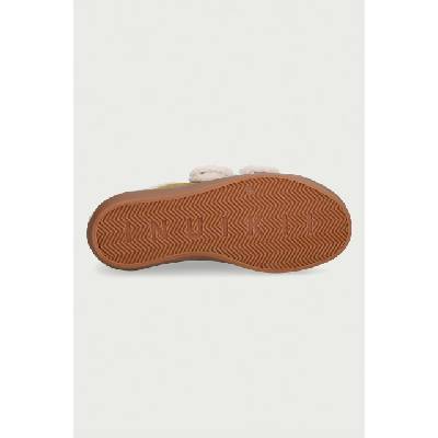 Inuikii Shearling Low Velcro Buckle маратонки дамски от велур (1001.001.0551.357)