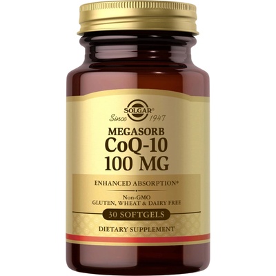 Solgar Megasorb CoQ10, Koenzym Q10, 10 mg, 30 softgel kapslí