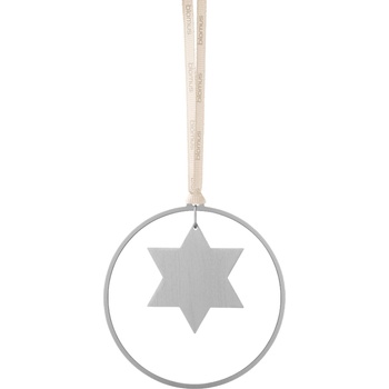 Blomus Kitai Коледни украшения звезди сребърни, 4 бр (67101)