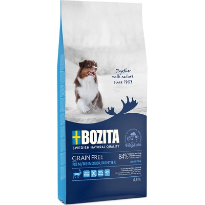 Bozita 12, 5kg Bozita Grain Free суха храна за кучета от елен