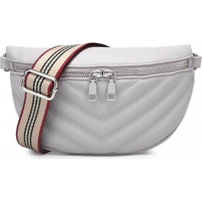 Miss Lulu crossbody kabelka šedá 2307