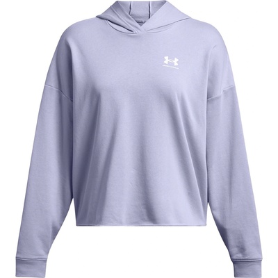 Under Armour Суичър Under Armour Women's Rival Terry Performance Hoodie - CELESTE