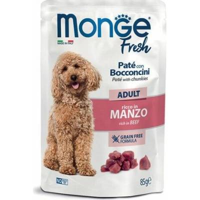 Monge Fresh Adult paštika s kousky hovězího masa 85 g