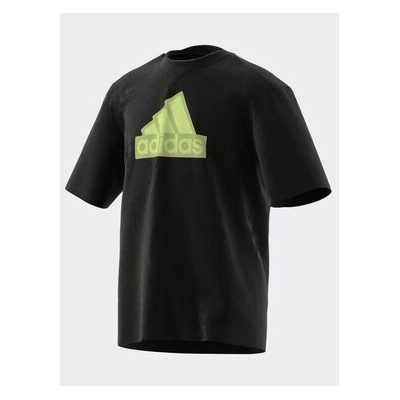 Adidas Тишърт Future Icons Logo Piqué T-Shirt IL6144 Черен Loose Fit (Future Icons Logo Piqué T-Shirt IL6144)